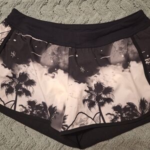 Reebok Black and White CrossFit Performance Shorts